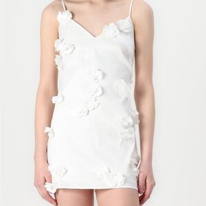 Abercrombie & Fitch White Floral Mini Dress
